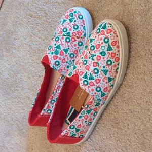 BRAND NEW Tommy Bahama Christmas Memory Foam Slip-On Shoes Women Size 9